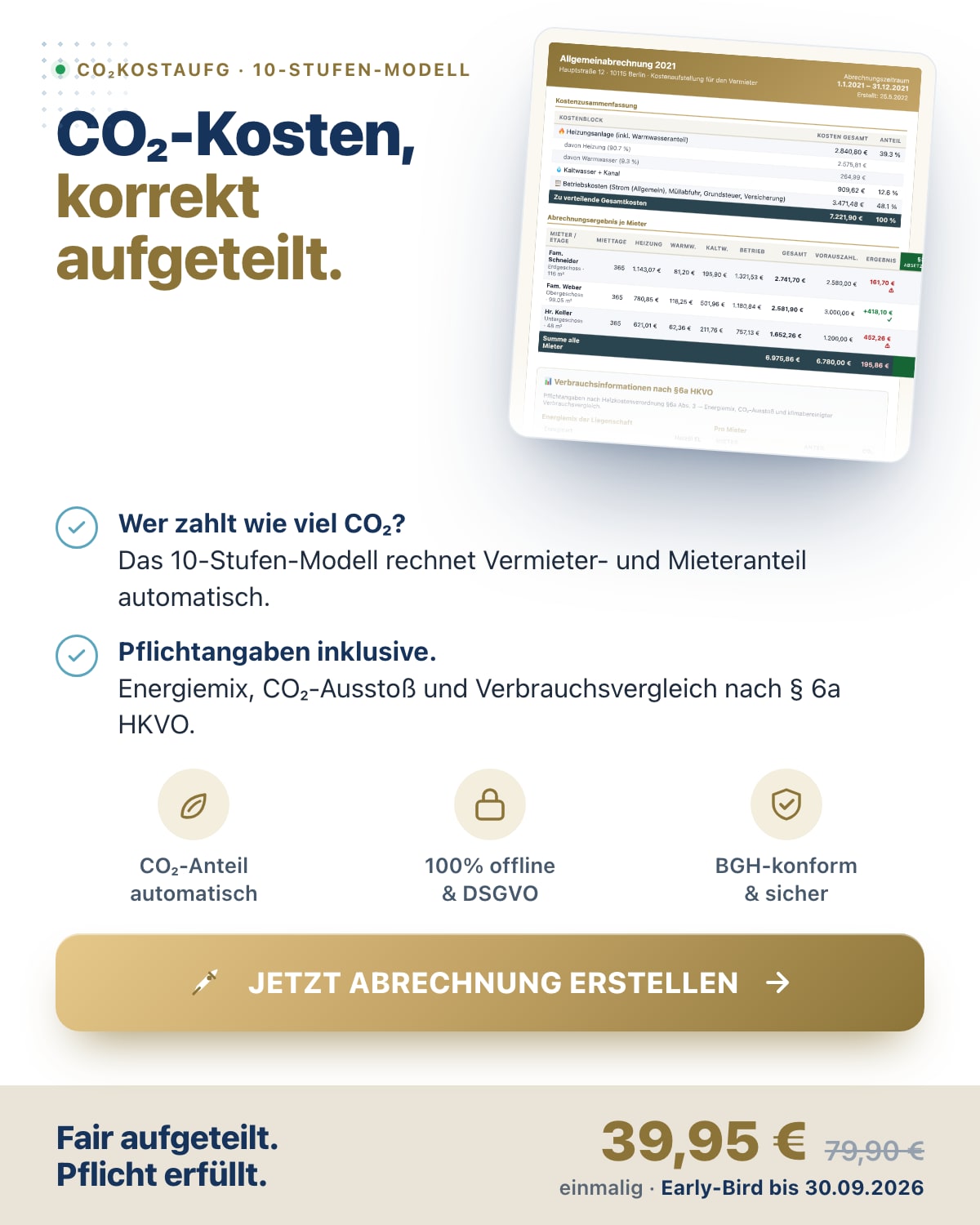 CO₂-Aufteilung