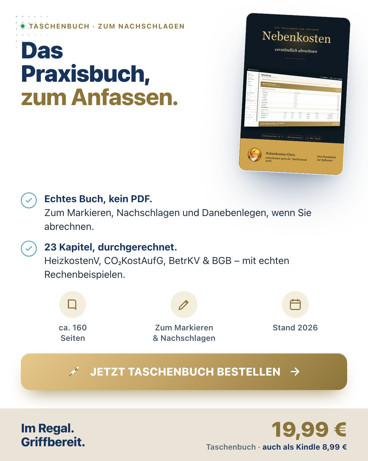 Taschenbuch-Anzeige